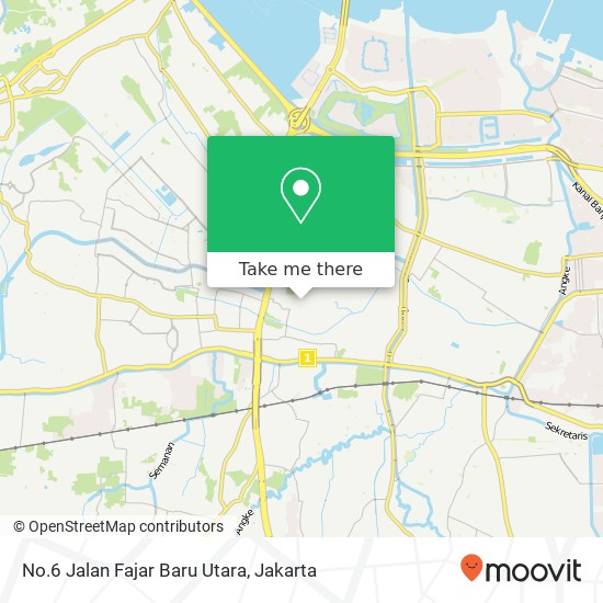 No.6 Jalan Fajar Baru Utara map