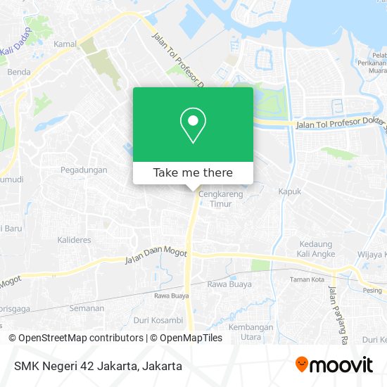 SMK Negeri 42 Jakarta map