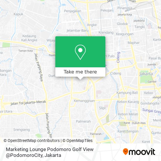 Marketing Lounge Podomoro Golf View @PodomoroCity map