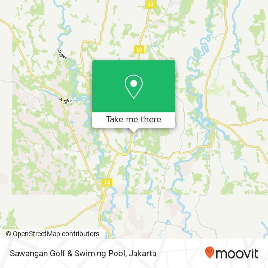Sawangan Golf & Swiming Pool map