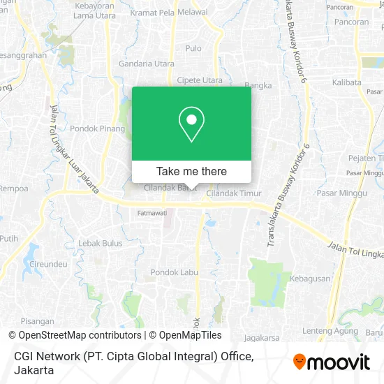 CGI Network (PT. Cipta Global Integral) Office map