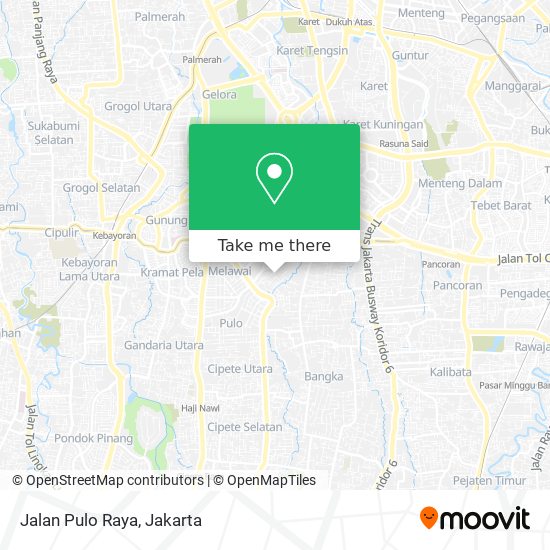 Jalan Pulo Raya map