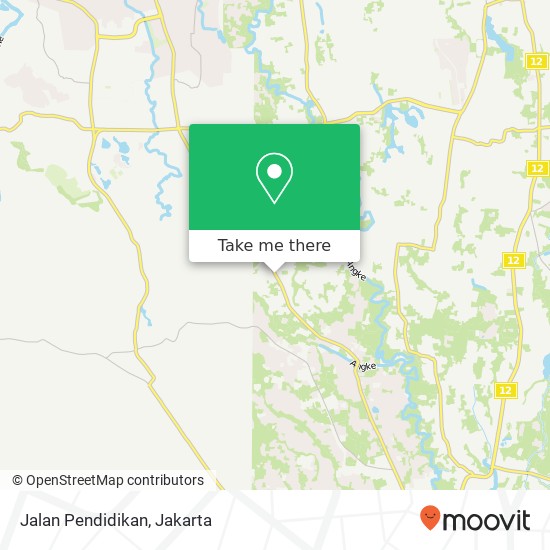 Jalan Pendidikan map