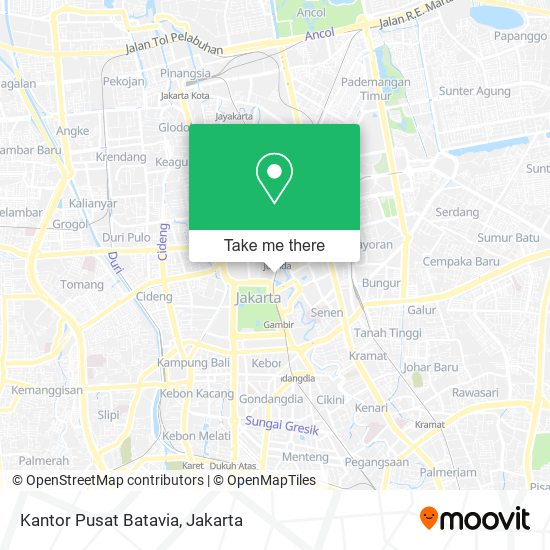 Kantor Pusat Batavia map