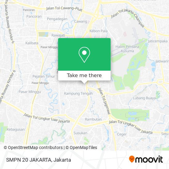 SMPN 20 JAKARTA map