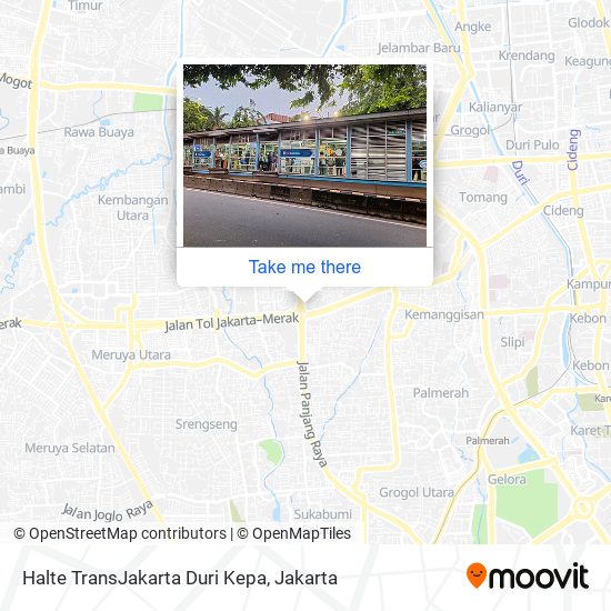 Halte TransJakarta Duri Kepa map