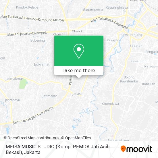 MEISA MUSIC STUDIO (Komp. PEMDA Jati Asih Bekasi) map