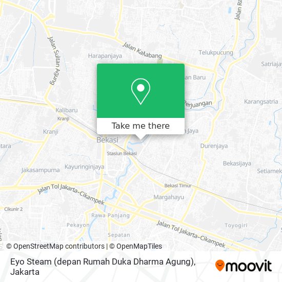 Eyo Steam (depan Rumah Duka Dharma Agung) map