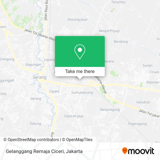 Gelanggang Remaja Ciceri map