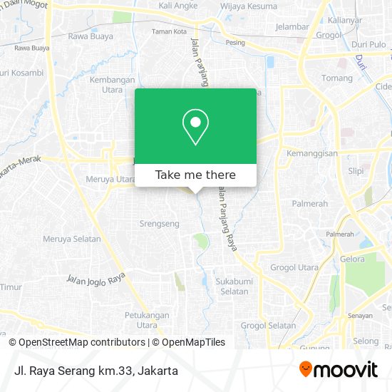 Jl. Raya Serang km.33 map