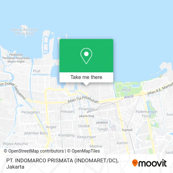 PT. INDOMARCO PRISMATA (INDOMARET / DC) map