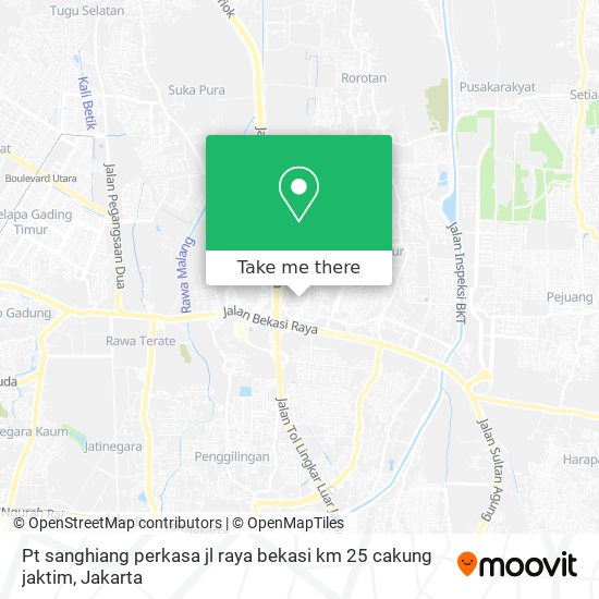 Pt sanghiang perkasa jl raya bekasi km 25 cakung jaktim map