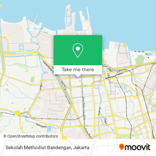 Sekolah Methodist Bandengan map