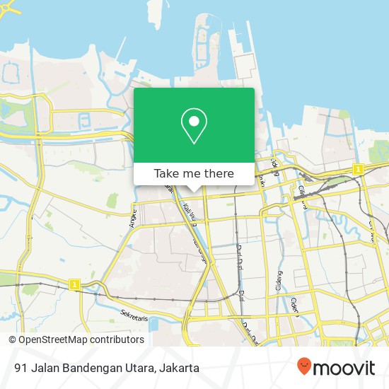 91 Jalan Bandengan Utara map