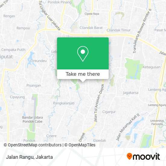 Jalan Rangu map