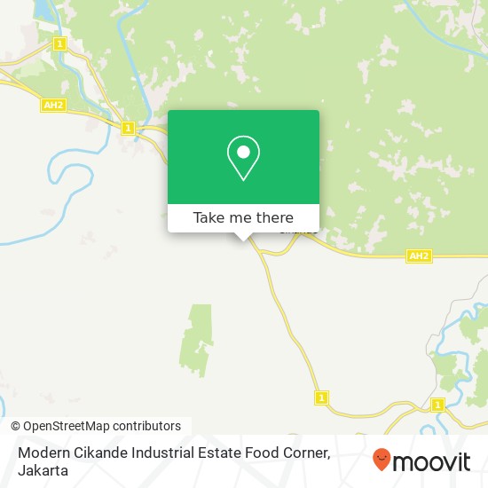 Modern Cikande Industrial Estate Food Corner map