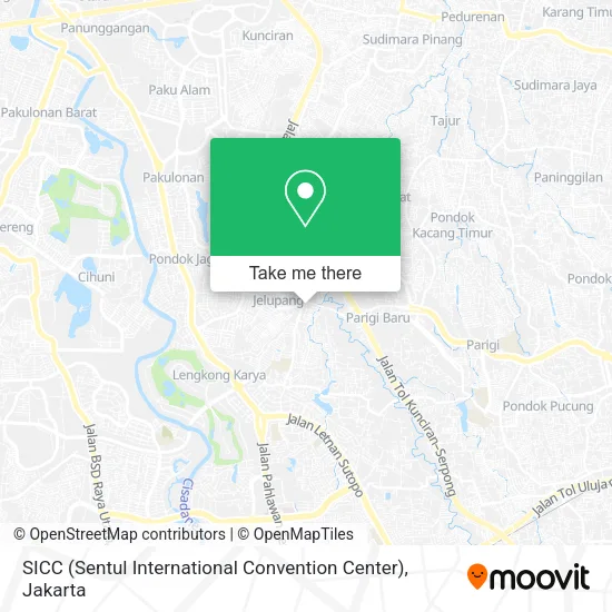 SICC (Sentul International Convention Center) map
