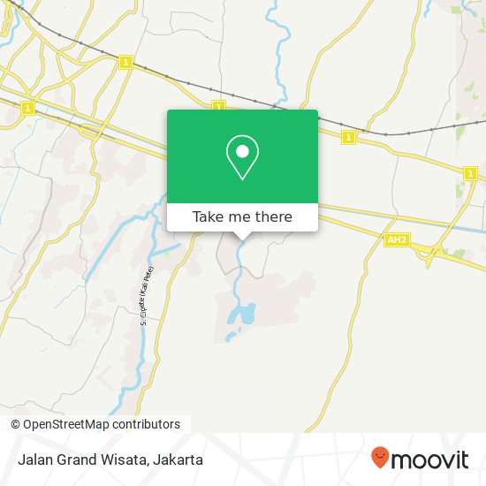 Jalan Grand Wisata map