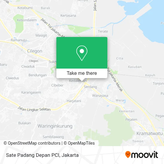 Sate Padang Depan PCI map
