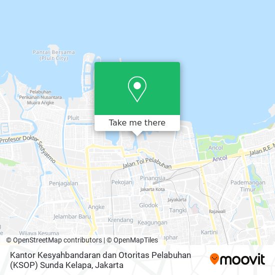 Kantor Kesyahbandaran dan Otoritas Pelabuhan (KSOP) Sunda Kelapa map