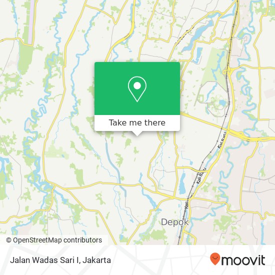 Jalan Wadas Sari I map