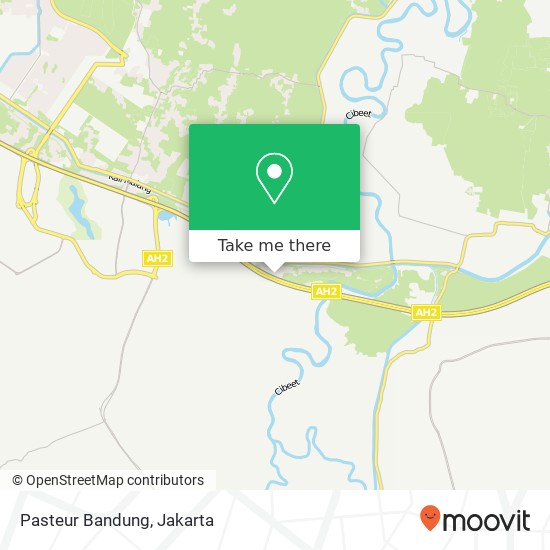 Pasteur Bandung map