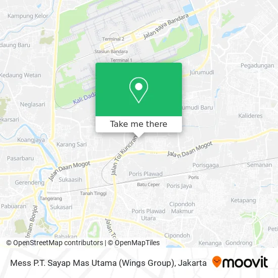 Mess P.T. Sayap Mas Utama (Wings Group) map