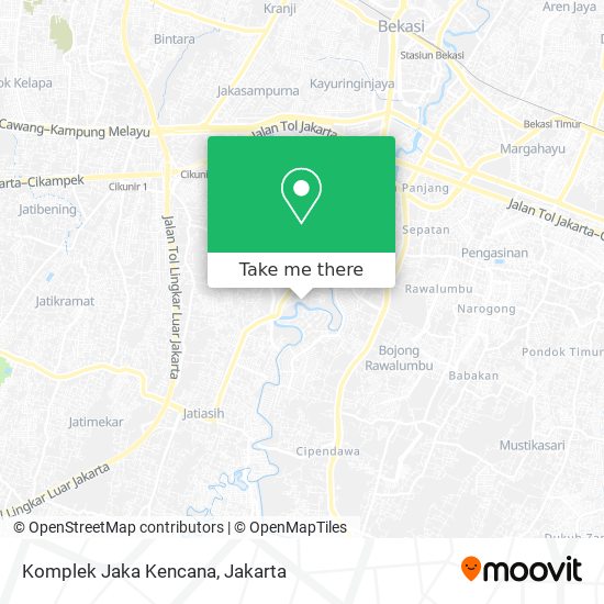 Komplek Jaka Kencana map