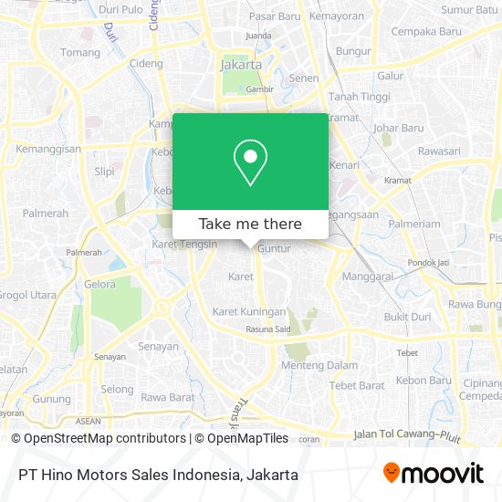 PT Hino Motors Sales Indonesia map