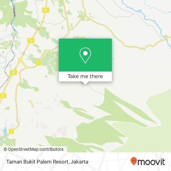 Taman Bukit Palem Resort map