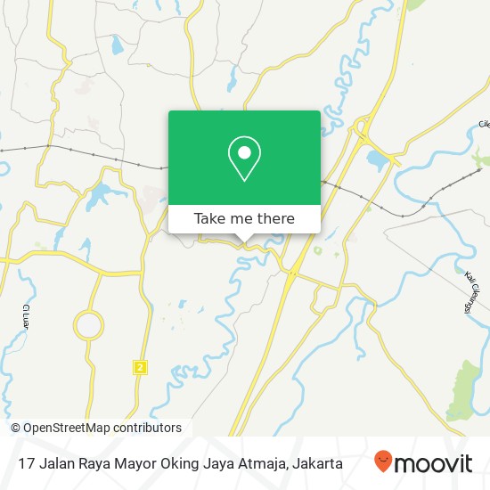 17 Jalan Raya Mayor Oking Jaya Atmaja map