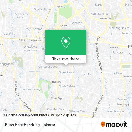 Buah batu bandung map