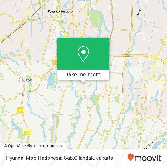 Hyundai Mobil Indonesia Cab.Cilandak map