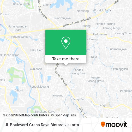 Jl. Boulevard Graha Raya Bintaro map