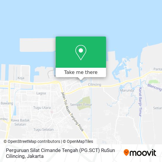 Perguruan Silat Cimande Tengah (PG.SCT) RuSun Cilincing map