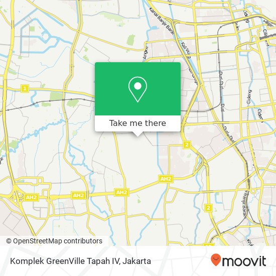 Komplek GreenVille Tapah IV map