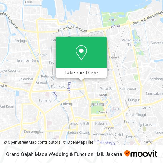 Grand Gajah Mada Wedding & Function Hall map