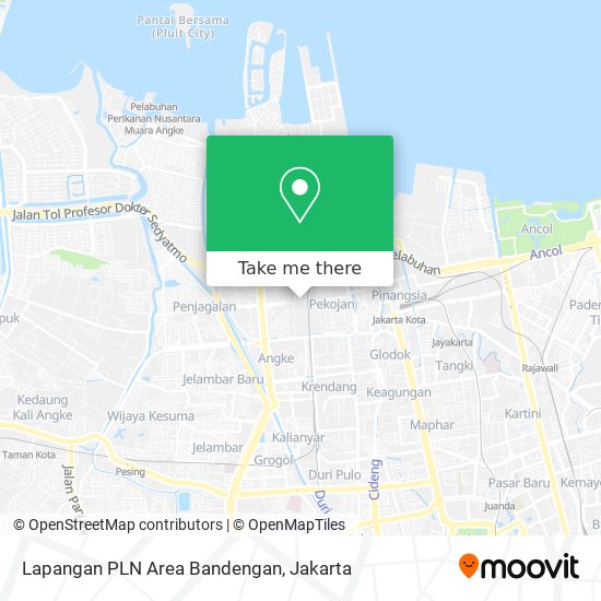 Lapangan PLN Area Bandengan map