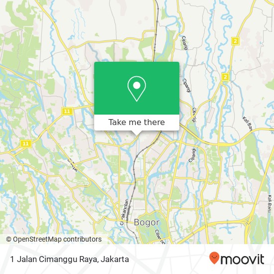 1 Jalan Cimanggu Raya map