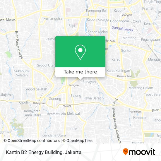 Kantin B2 Energy Building map