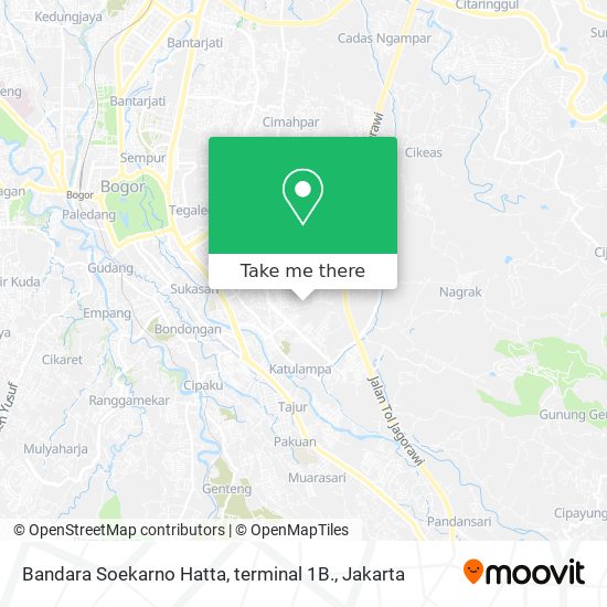 Bandara Soekarno Hatta, terminal 1B. map