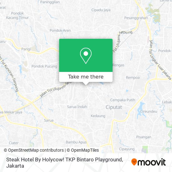 Steak Hotel By Holycow! TKP Bintaro Playground map