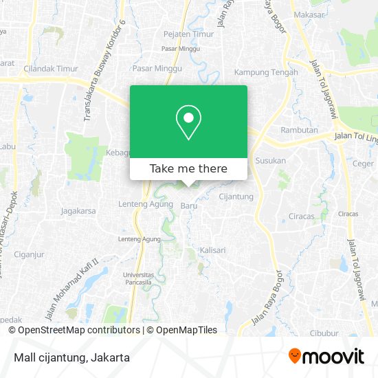 Mall cijantung map