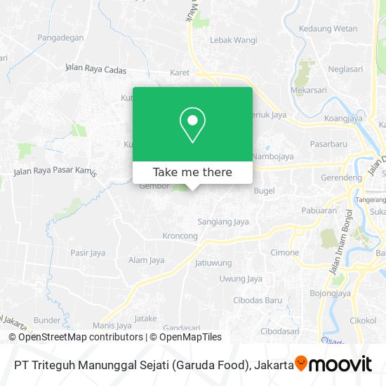 PT Triteguh Manunggal Sejati (Garuda Food) map