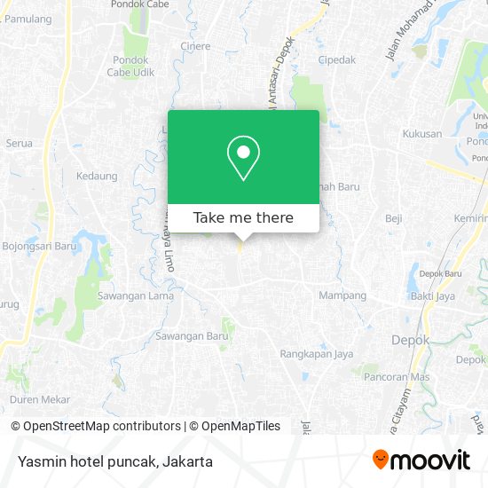 Yasmin hotel puncak map