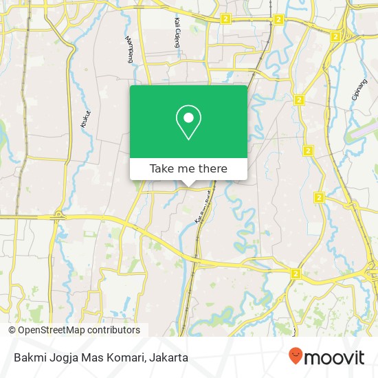 Bakmi Jogja Mas Komari map