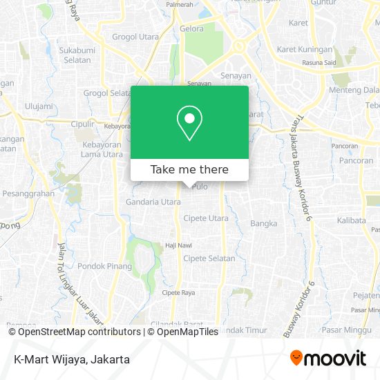 K-Mart Wijaya map