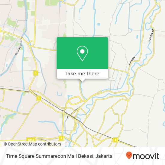 Time Square Summarecon Mall Bekasi map