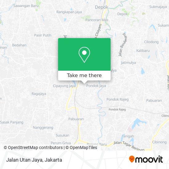 Jalan Utan Jaya map