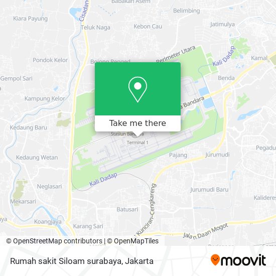 Rumah sakit Siloam surabaya map